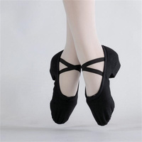 Hot Sale Cheap High Quality Low Heel Women Adult Teacher Wear Red Black Pink Character Dance Shoes