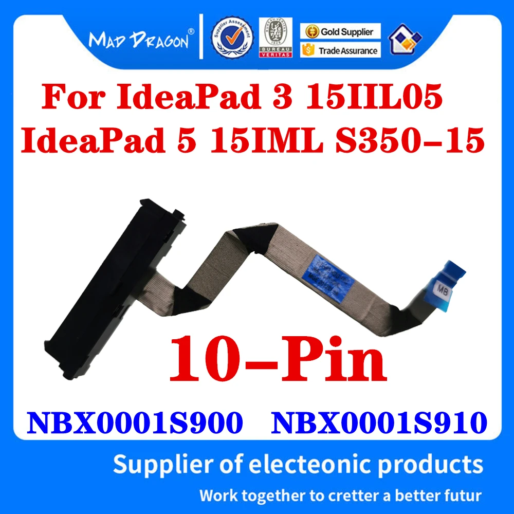 

New GS552 NBX0001S900 NBX0001S910 For Lenovo IdeaPad 3 15IIL05 / IdeaPad 5 15IML S350-15 S350-15IWL SATA HDD SSD Hard Disk Cable