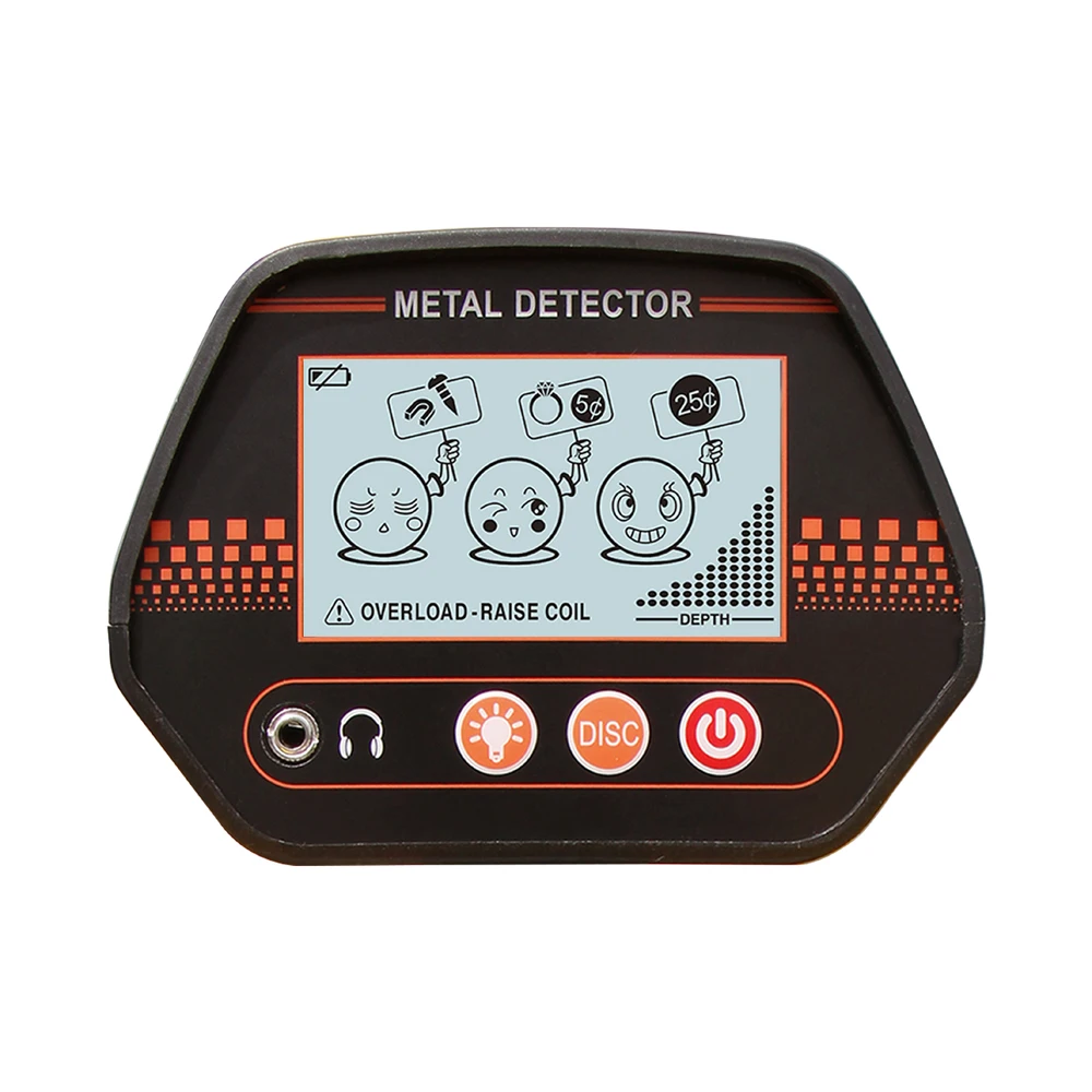 MD-4070 Lightweight Metal Detector with LCD Jewelry Treasure Gold Metal Finder High Sensitivity 7.8“ waterproof Search Coil