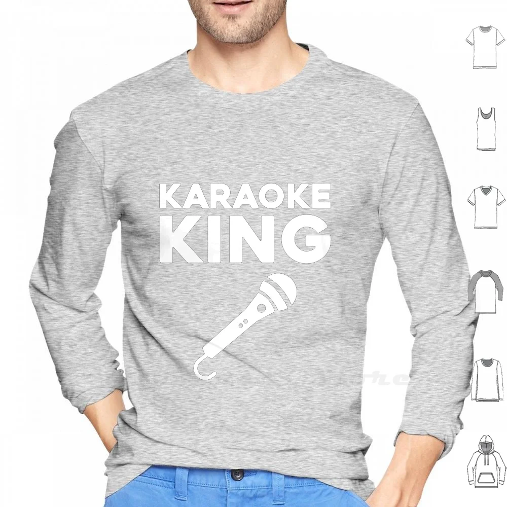 Karaoke King Party Singing Long Sleeve Men Teenage Cotton Karaoke Singing Women And Children Gifts For Your Loved Ones New Year