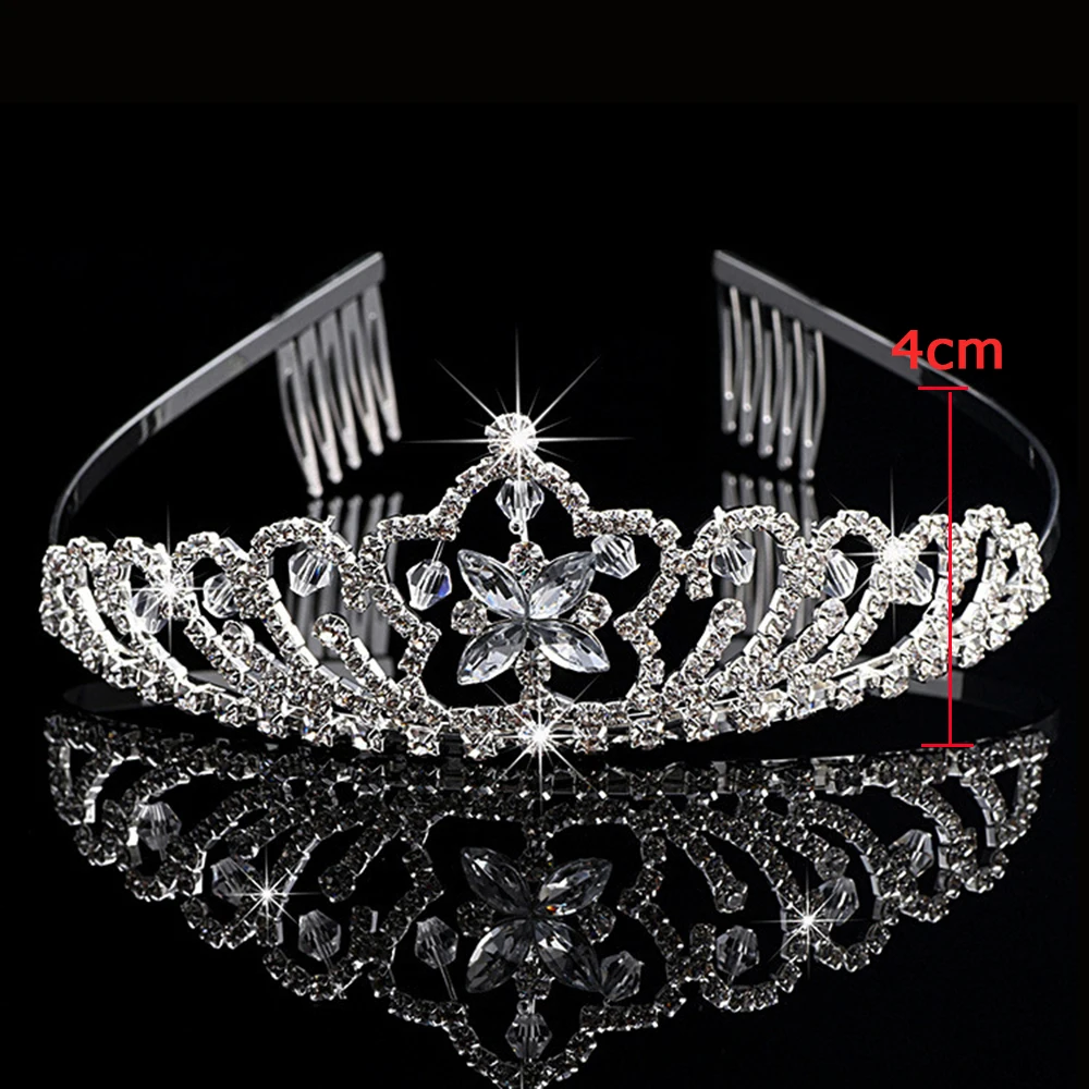 Princess Bridal Crystal Tiaras & Crowns Headband Combs Women Girls Pageant Prom Wedding Party Accessiories Fashion Hair Jewelry