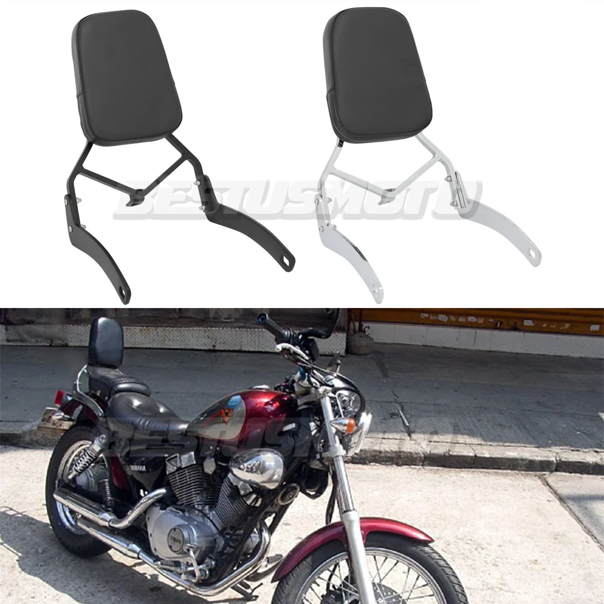 Motorcycle Backrest Sissy Bar For Yamaha Virago XV 125 250 XV125 XV250 1989-2019 2009 2010 2012 2013 2014 2015 2016 2017 2018