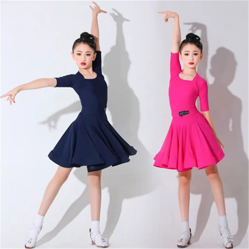 2021 neue Kinder Latin Dance Kleid Mädchen Moderne Tanzen Professionelle Leistung competiton Kleid latin Tanzen Kostüm