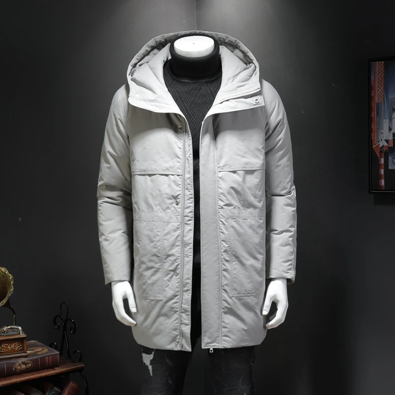 Manteau chaud à capuche pour homme, veste épaisse, Parka coupe-vent, en coton rembourré, taille 2020, collection automne hiver M-4XL