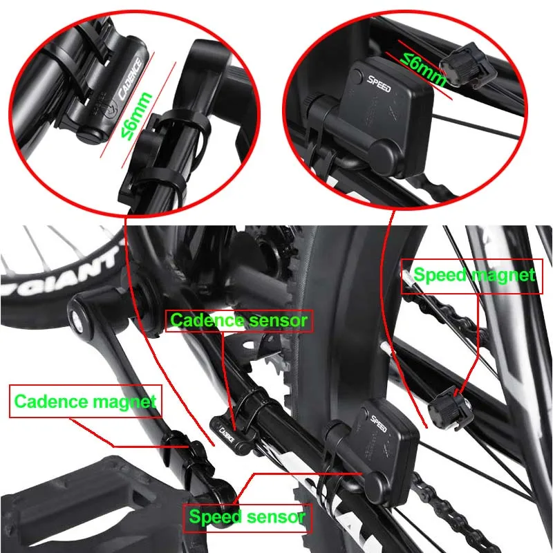 BC235 and 335 special accessories Heart rate, speed, pedal frequency sensor, induction magnet, bicycle computer, expansion brack