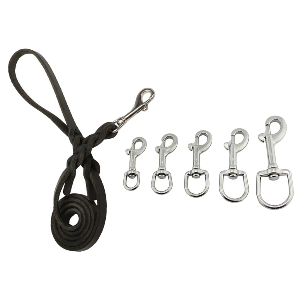 Duiken 316 Rvs Kogelstangkop Bolt Snap Hook Clip Marine Boten Swivel Bolt Snap Haak Voor Outdoor Water sport