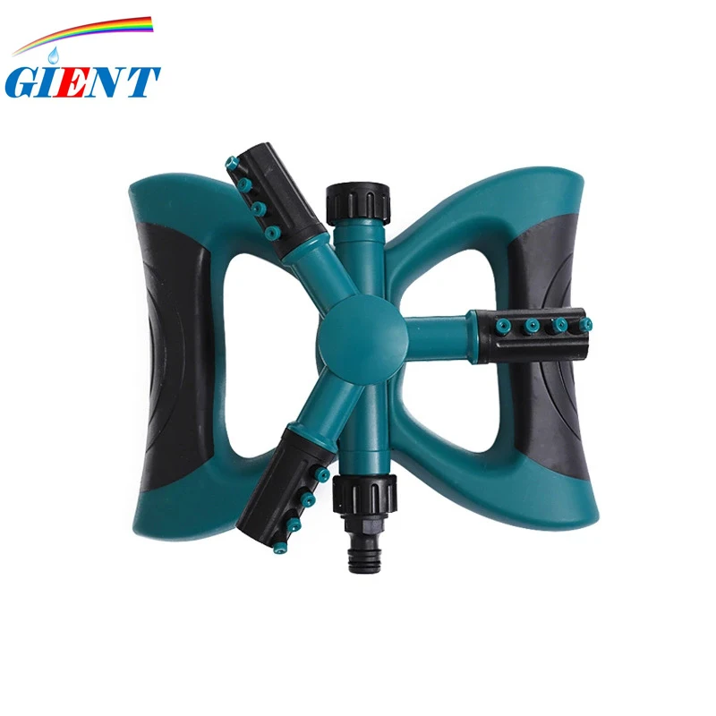 

360° Auto-Rotating Water Sprinkler Garden Sprinklers Automatic Watering Grass Lawn 3 Arms Nozzles Garden Irrigation Tools