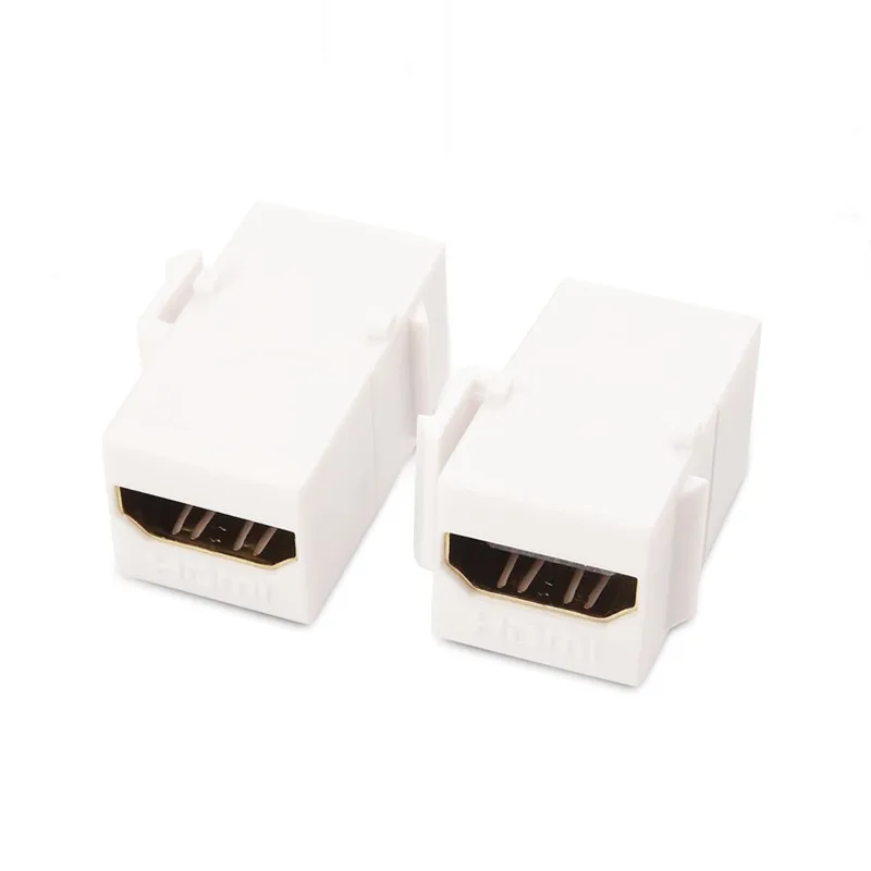 Hdmi Keystone Jack Vrouwelijke Koppeling Insert Snap-In Connector Socket Adapter Poort Voor Muurplaat Outlet Panel