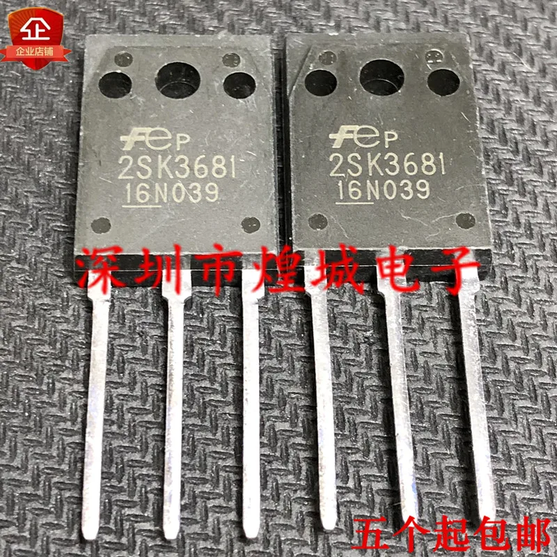 

5PCS/Lot 2SK3681 ½ TO-3P 600V 43A 5