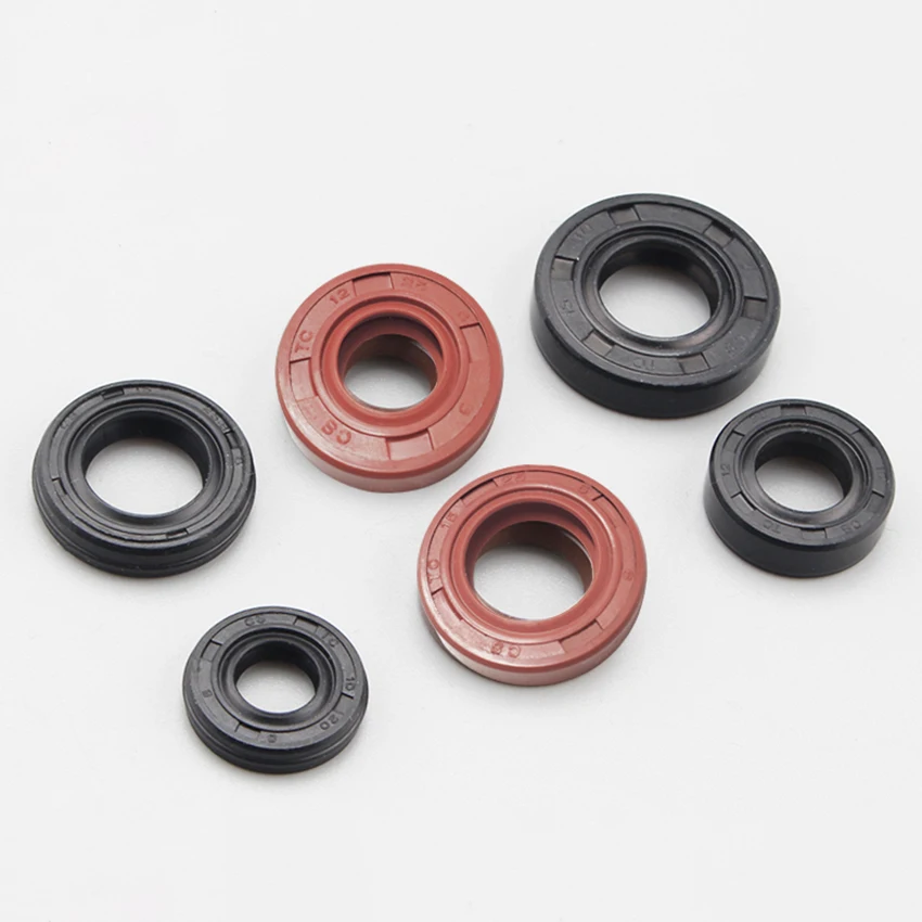 2Pcs/set Law Mower Oil Seal Kit, 2/4 Stroke Brush Cutter Crankshaft Oil Seal, Garden 40-5/139/GX35/140 Grass Trimmer Accessories