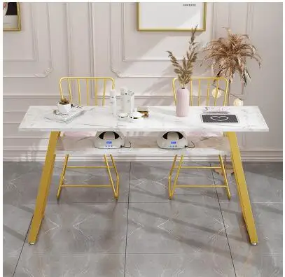 Nail Table Economy Double Single Simple Modern Nail Table And Chair Set Double Nail Store