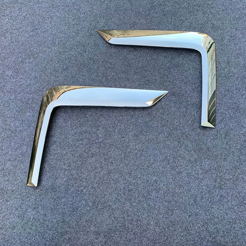 Car Exterior Stickers For Toyota Raize 2020 Decoration Front Fog Lamp Lights Cover Trim Auto Frame Styling Accessories ABS 2pcs