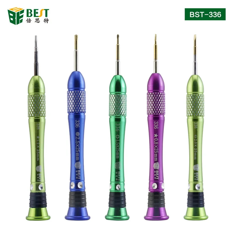 

BST-336 Hand Tools Screwdriver for iPhone7 Samsung Cellphone Laptop for Repair Tools Kit Screwdrivers Set 5 in 1 Screwdriver