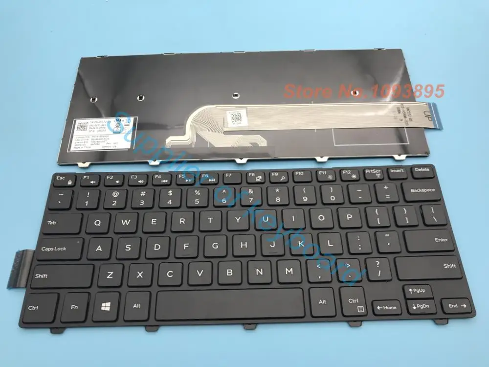 

NEW For Dell Inspiron 14-3000 Series 3441 3442 3443 3451 3452 3458 Laptop English Keyboard No Backlit