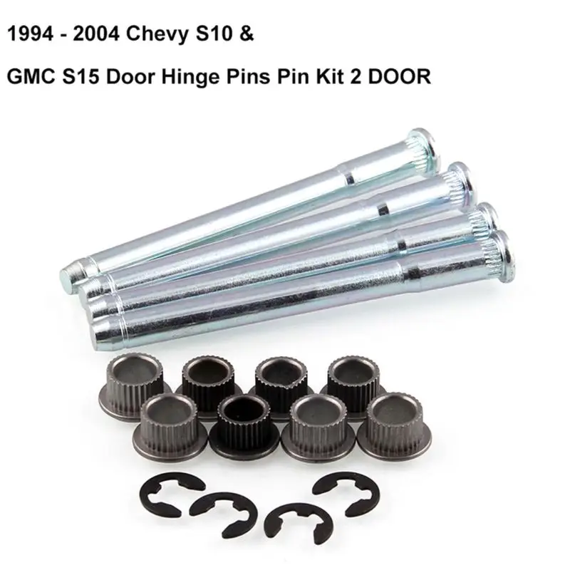 Kit de pinos e bucha de dobradiça de porta, kit de 2 portas para 1994-2004, chevy s10 & gmc s15 hotselling u1jf