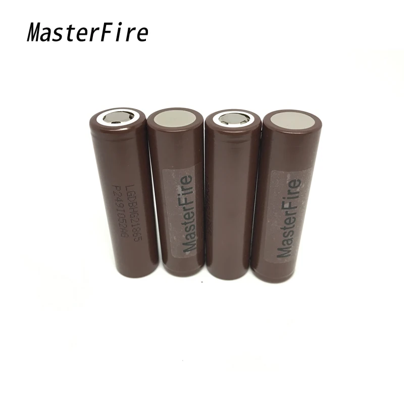 

MasterFire 4pcs/lot Original 18650 3000mAh HG2 3.7V Battery Max discharge 20A Dedicated E-cigarette Lithium-ion Batteries Cell