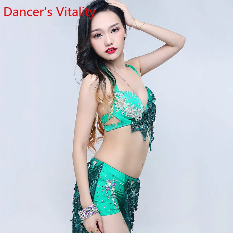 Belly Dancer Female Child Adult High-End Sexy Top Competition Clothes Suit New Professional Stage Performance Skirt