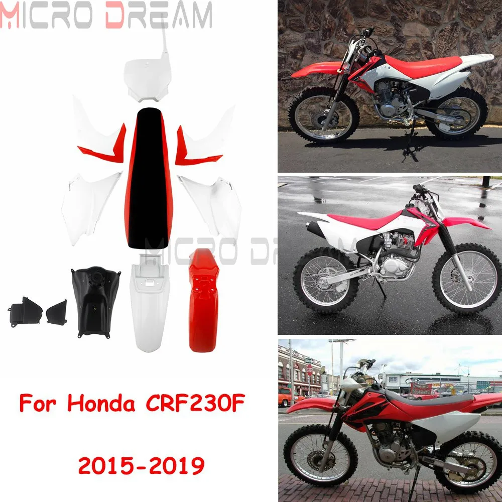 

Motorcycle Fairings Set for 2015 2016 2017 2018 2019 HONDA CRF230F CRF 230F Dirt Bike Motocross Fairing Kits Body Repair Parts