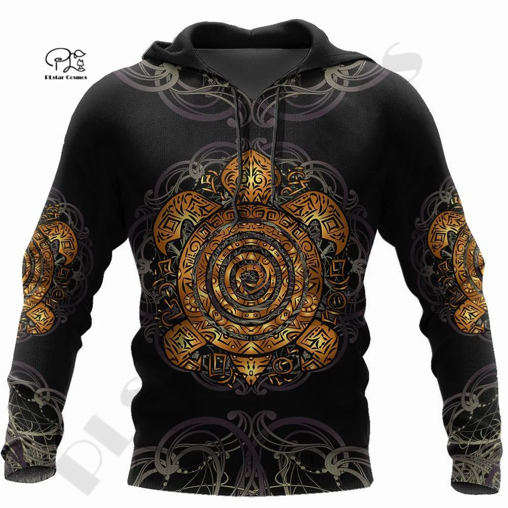 

PLstar Cosmos 3DPrint Newest Tribal Turtle Art Funny Premium Awsome Unique Harajuku Streetwear Unisex Hoodie/SweatshirtZip W-1