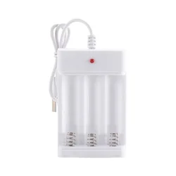 Universal USB charger Output 3 Slot Battery Charger Adapter For AA / AAA Battery Rechargeable Charge Battery Charging Tools