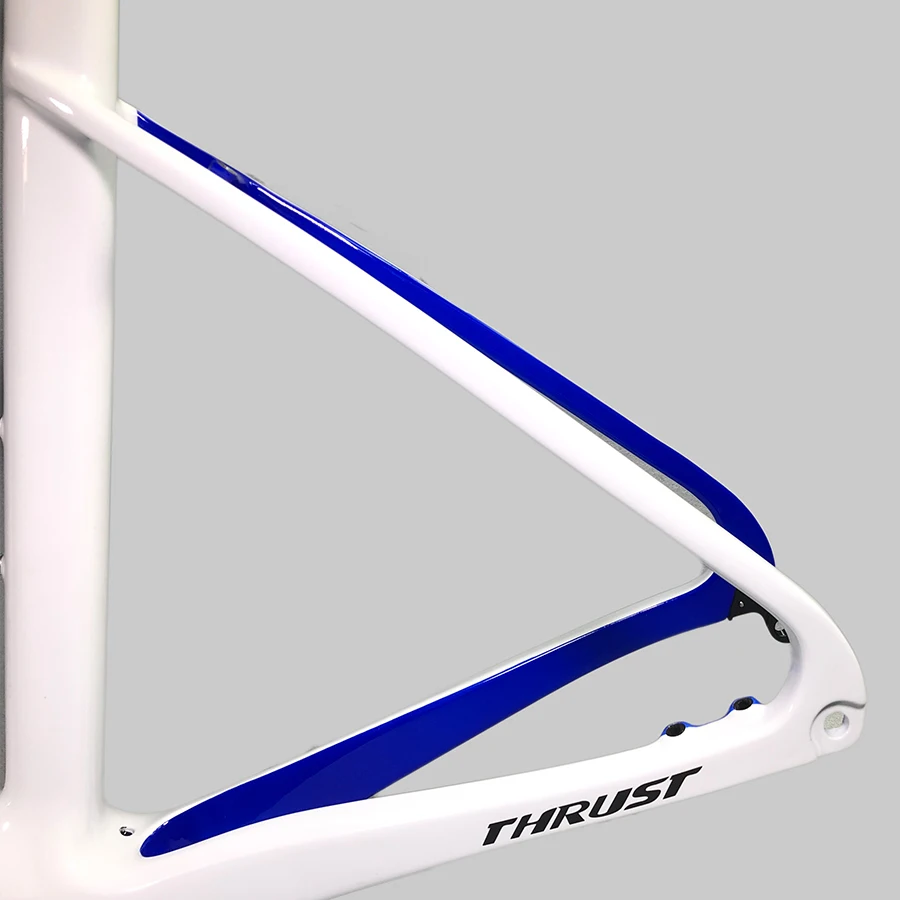 THRUST-T1000 Carbon Disc Brake Bike Frame, Bicycle Accessories, Carbon Road Frame, Thru Ax142, 2 Years Warranty, 2024