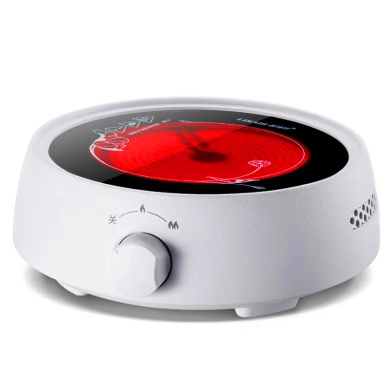 Estufa de placa caliente de 110V/220V, Mini estufa eléctrica, tetera para café, leche, sopa, calentador, cocina multifuncional, 800W, sin olla