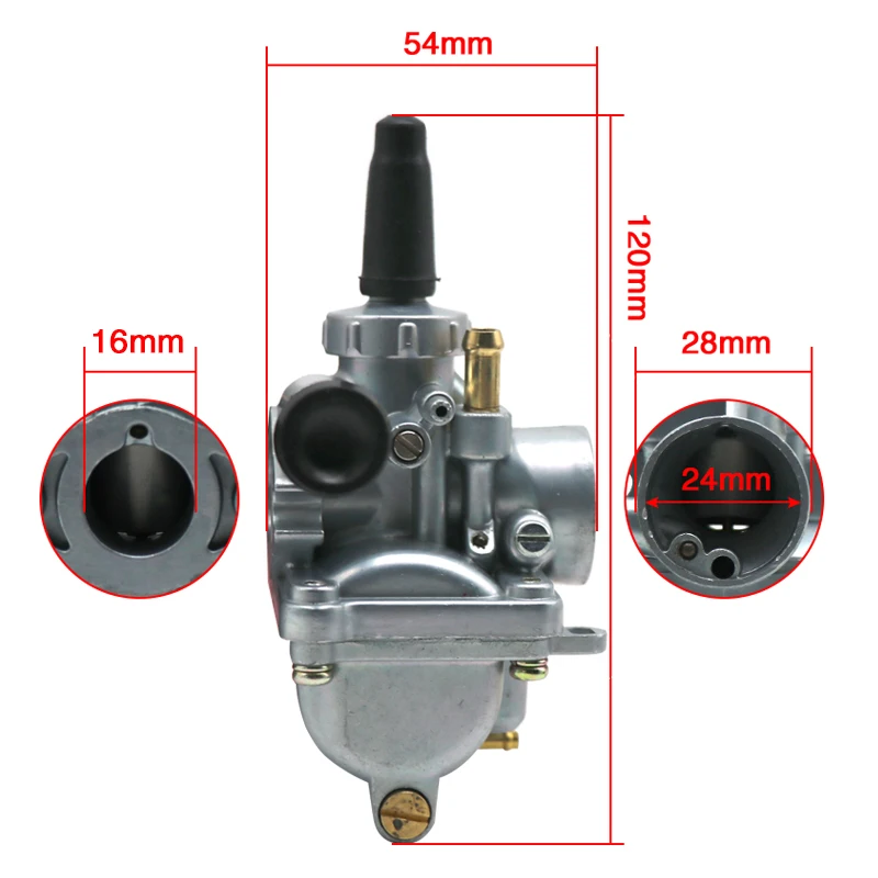 Aclonstar VM16 Carburetor For Mikuni Carburetor VM16 16mm For Aprilia For 50cc 70cc 90cc 110cc Pit Dirt Bikes Carburador