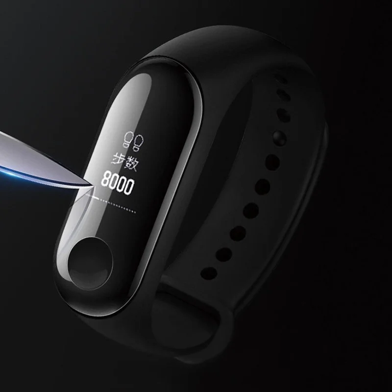 Protectores de pantalla de vidrio templado para Xiaomi Mi Band 3, película protectora para reloj inteligente, accesorios para Mi Band