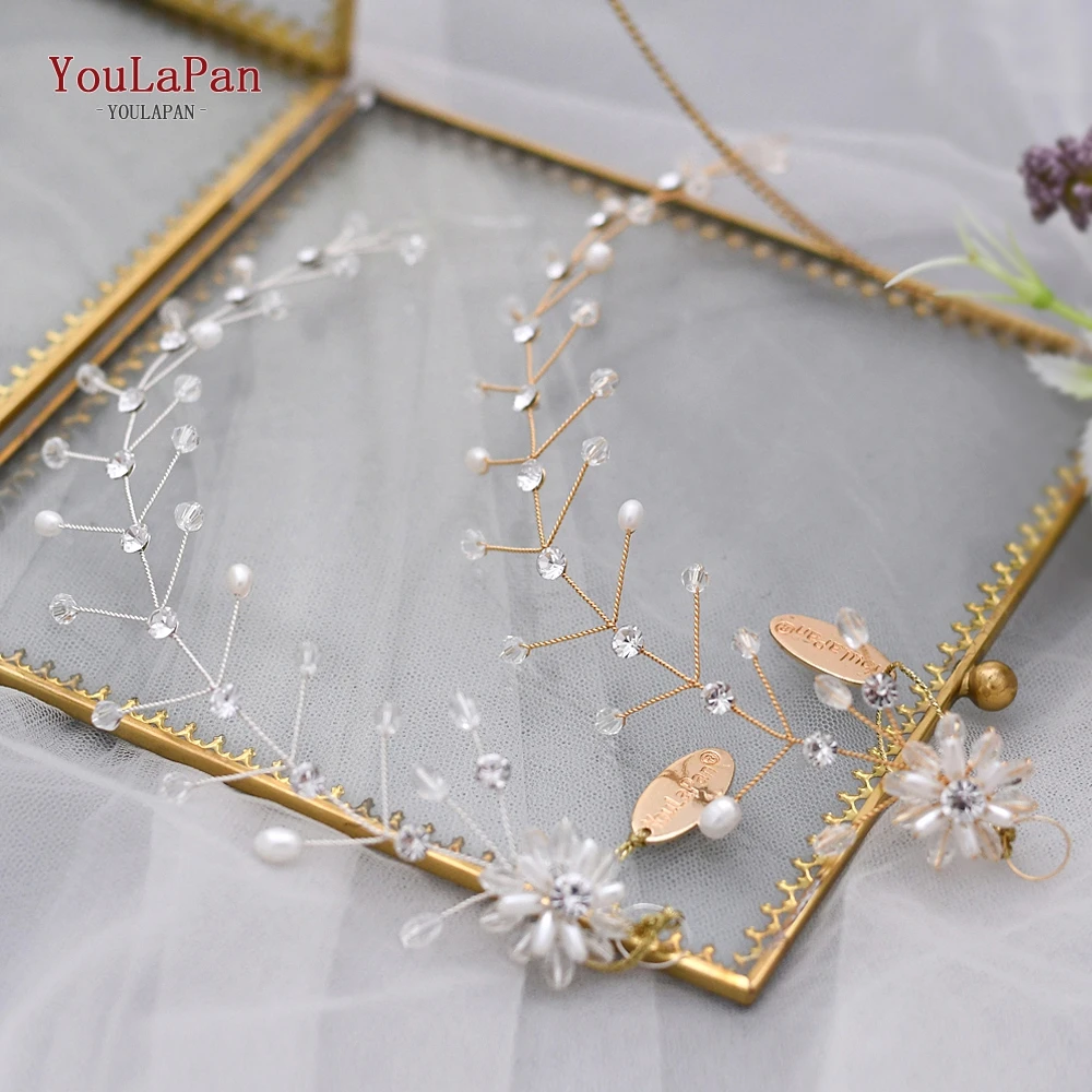 YouLaPan Many Style Bridal Tiara Bridal Hair Vine Bridal Wedding Hairpins Clips Wedding Hair Jewelry Handmade Wedding Headband