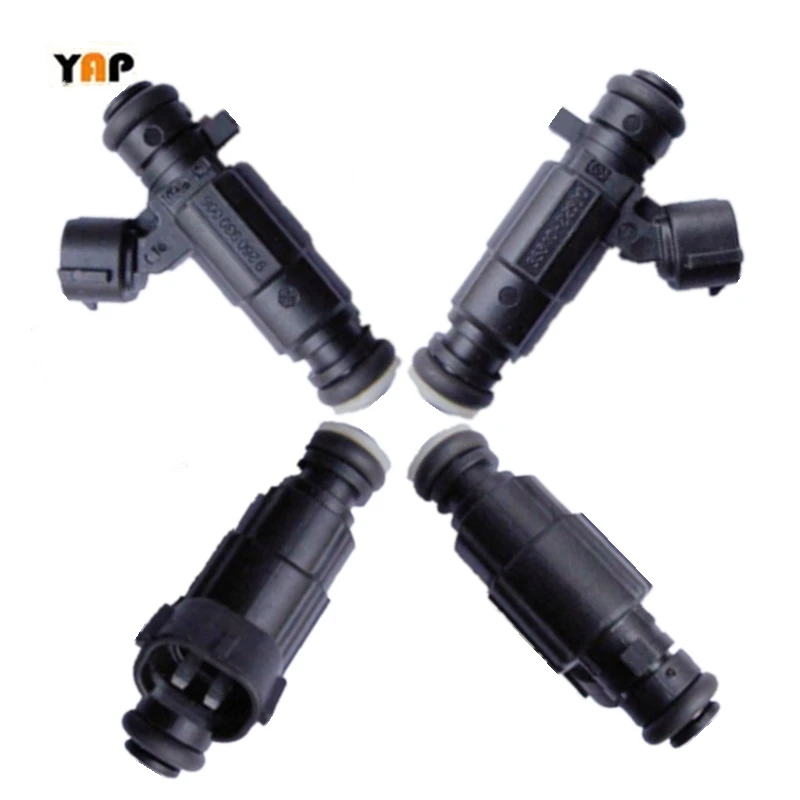 NEW FUEL INJECTOR (4) FOR HYUNDAI Dodge Verna GETZ ACCENT COUPE KIA SONATA 1.5L 1.6L L4 5310-22600 9260930006 2000-2005