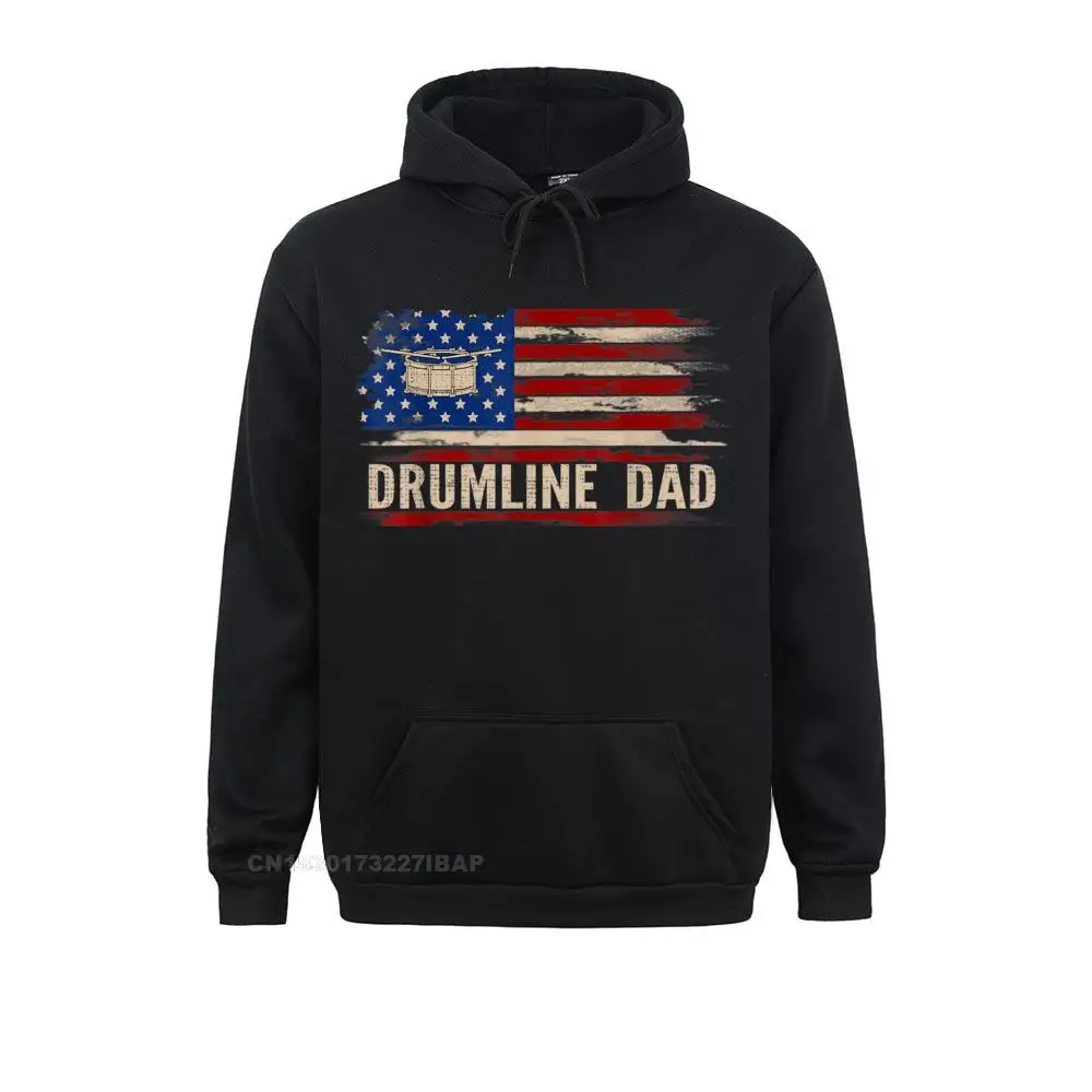 

Vintage Drumline Dad American USA Flag Music Hoodie Anime Hoodies Funky Long Sleeve Man Sweatshirts Normcore Hoods