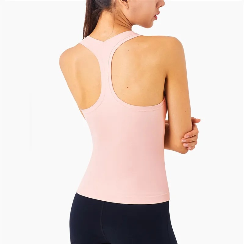 Chaleco de Yoga de belleza Sexy, Sujetador deportivo, camiseta sin mangas para mujer, ropa deportiva, blusa transpirable de alta elasticidad que