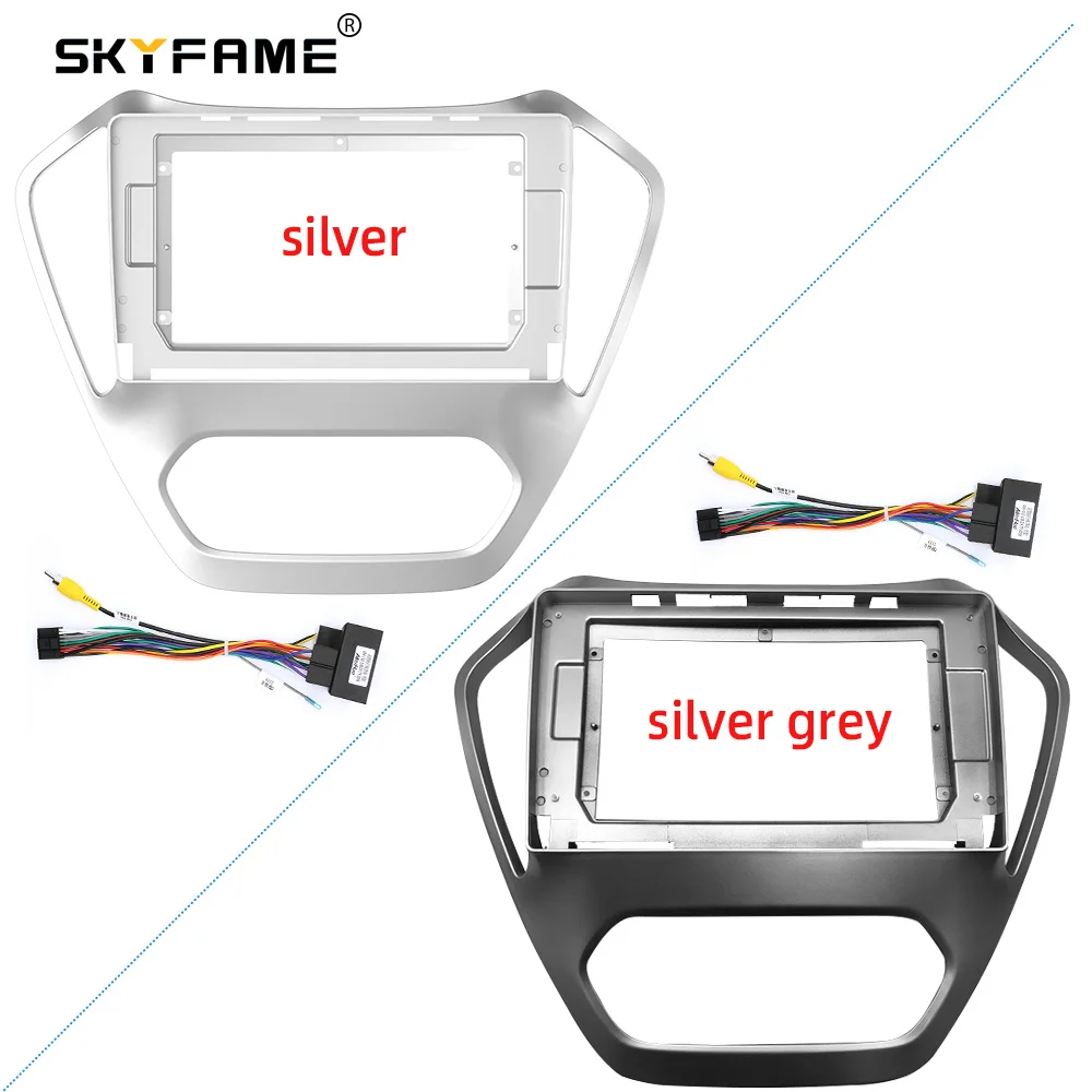مهايئ إطار سيارة من skyfamلمحول صندوق Canubs لـ MG GT 2014-2016 طقم لوحة تركيب راديو أندرويد