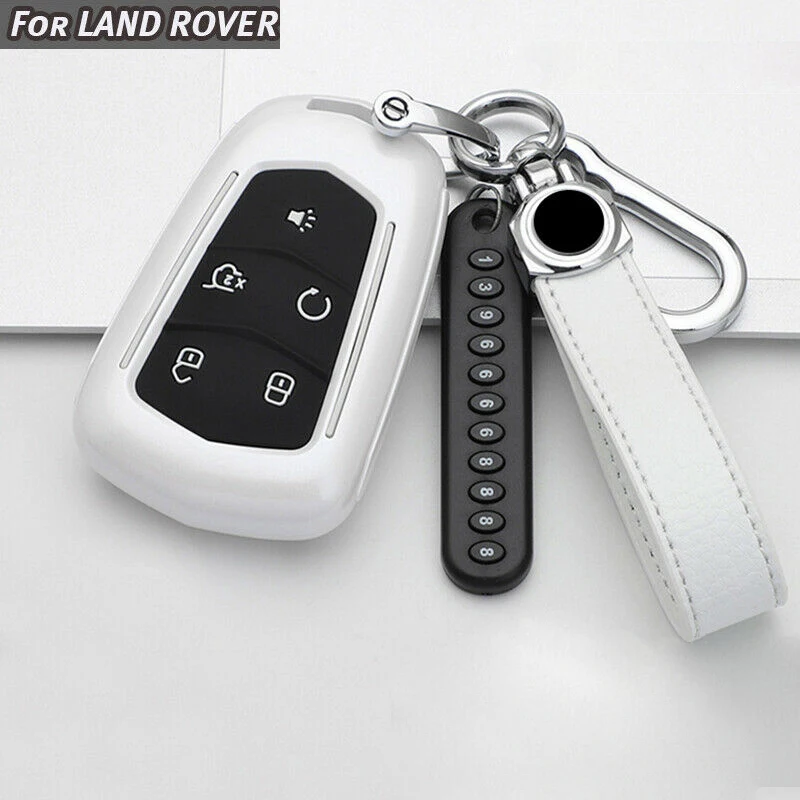 1x Luminous Car Key Case Fob Full Cover Holder Skin Shell For Cadillac CT6 ATS CTS XTS SRX XT5 Escalade Stying Part Accessories