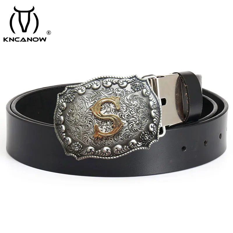 

Cowboy Luxury Belt Cowhide Genuine Leather Belts For Men Brand Male Vintage Fancy Jeans Designer S Strap Cinturon Hombre Cuero