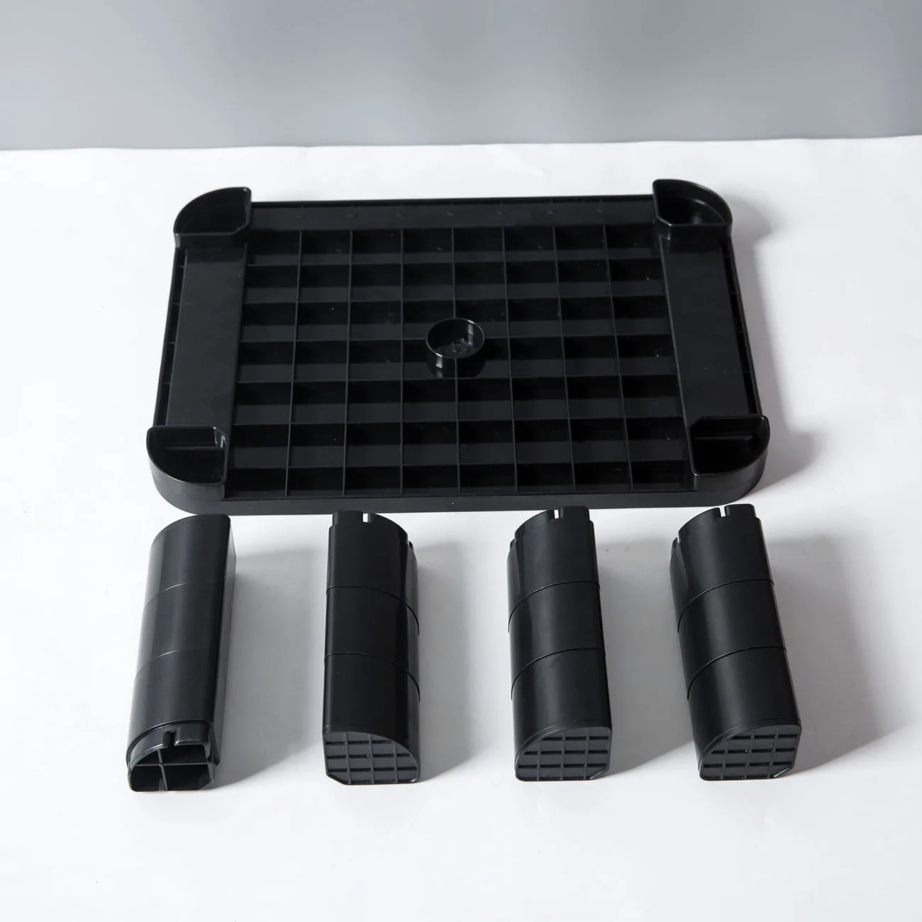 Ajustável Home Office Desktop Monitor Stand, Self Assembly, LCD, TV, Laptop Rack, Computer Screen Riser Shelf, 1Pc