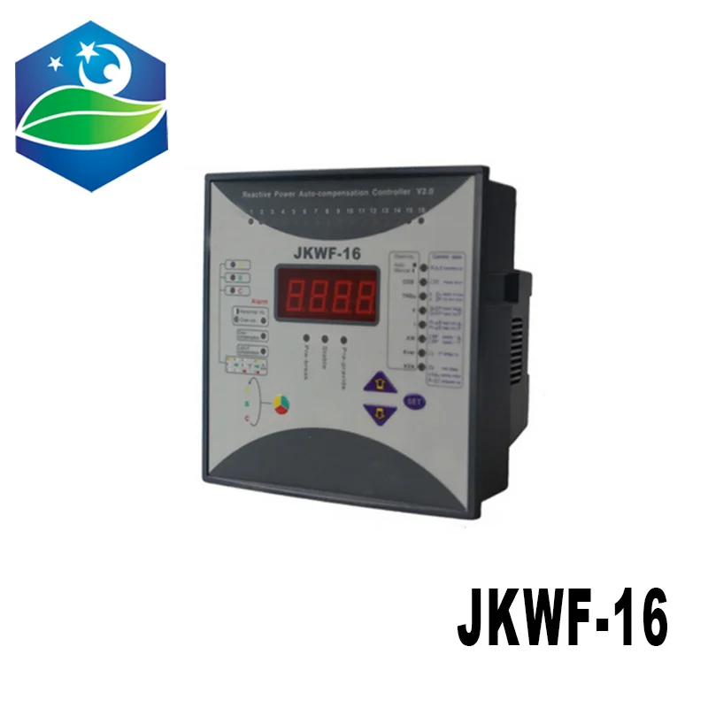 Reactive power automatic compensation controller RPCF3-16 JKWF-16 8steps 380V  50/60Hz reactive power compensation controller