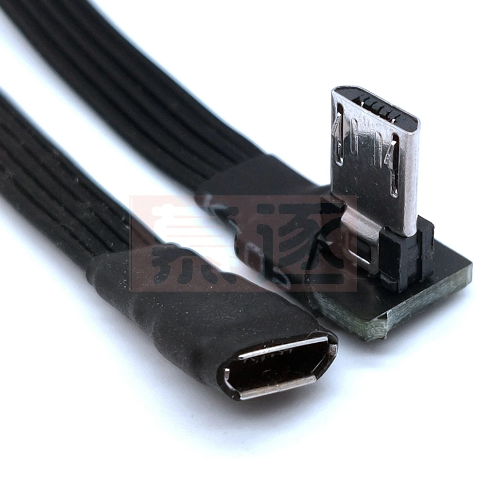 5cm-100CM Micro USB Female to Micro USB Male F/M Extension Extender Date Charging Short OTG Cable Black 20CM 50CM 10CM 1m