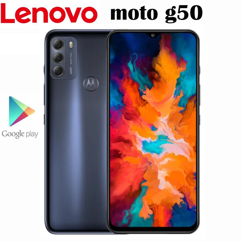 Original New Official Lenovo Moto G50 5G Smart Phone Snapdragon 4350 6.5inch 90Hz Screen 48MP Camera 5000mAh Global ROM