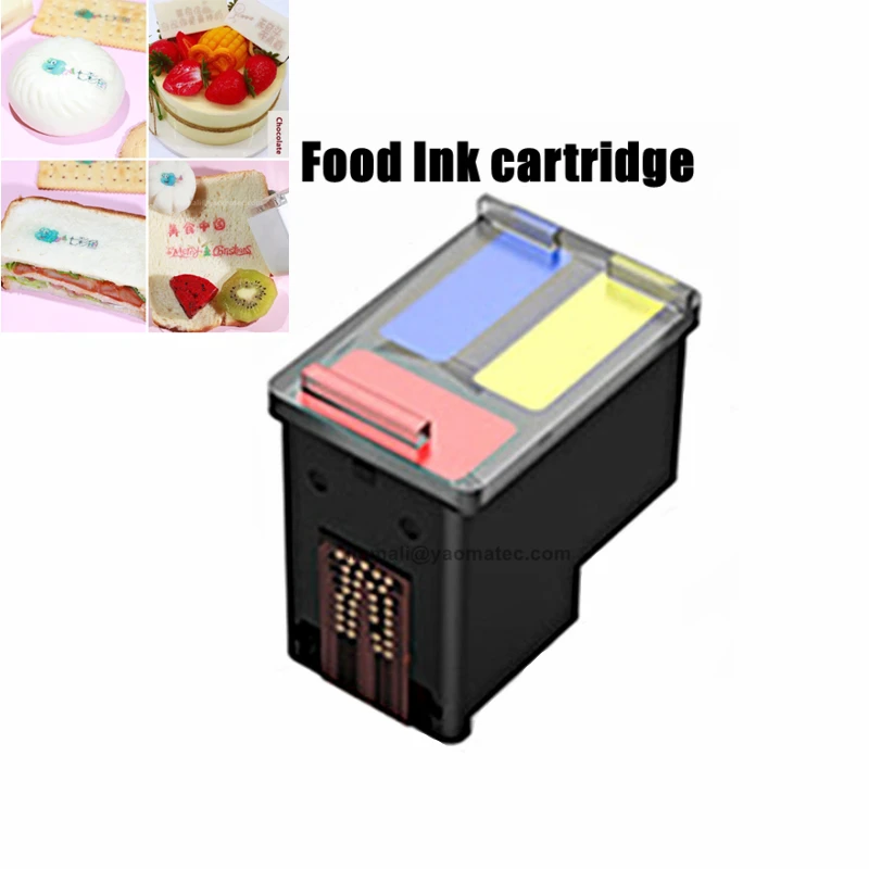 Mini Printer Printable Color Black Inkjet Ink MBrush Replacement Food Ink Cartridge Baking Latte Food Edible Ink Cartridge