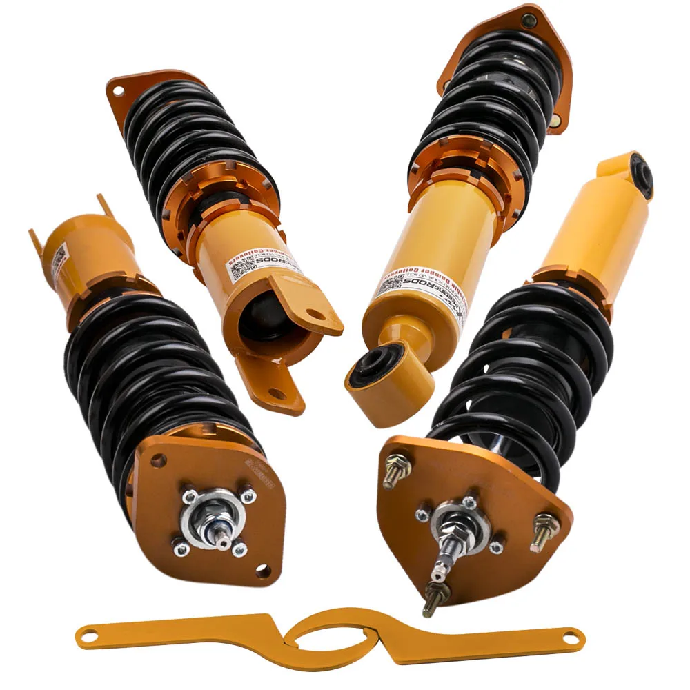 Maxpeedingrods  24-way Adjustable Damper Coilover shock Suspension Kit For Nissan Fairlady 370Z Shocks Absorber Struts 2009-2011