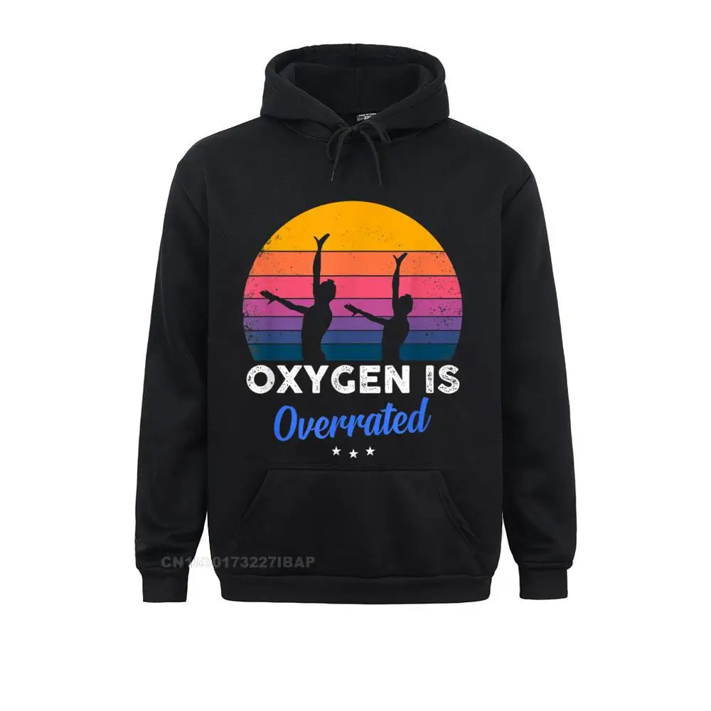 Synchronized Swimming Oxygen Is Overrated Funny Hoodie Sweatshirts New Design Funny Young Hoodies Printed On Hoods Fall