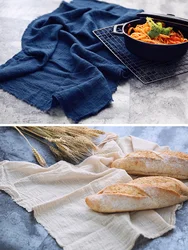 Food Photography Background Wrinkle Bump Texture Cotton Cloth Fotografia Fine Photo Shooting for Baking Bread Drink Salad Steak