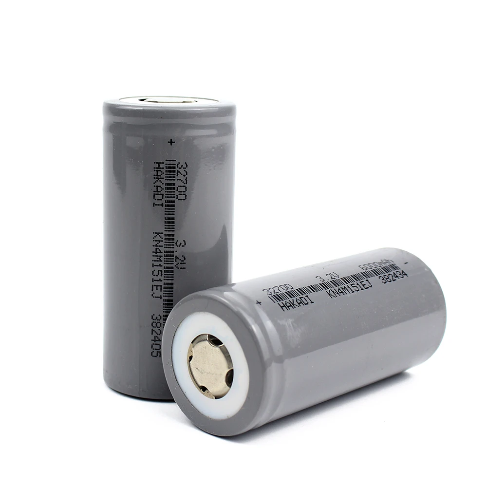 Lifepo4 3.2V 6000mAh 32700 Large Capacity 3C-5C Discharge Long Cycle Life Rechargeable Battery For DIY Solar Energy E-bike