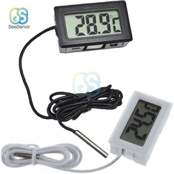 LCD Digital Thermometer for Freezer Temperature -50~110 degree Refrigerator Fridge Thermometer Gauge 1M 2M