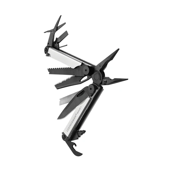 LEATHERMAN - Wave Plus Multitool with Premium Replaceable Wire Cutters and Spring-Action Scissors, Stainless Steel