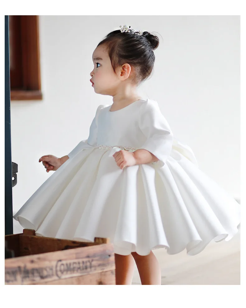 Girls Gown Tutu 1st Birthday Dress Wedding Party Princess Dress For Girl Baby Christening Baptism Dress Kids Dresses For Girl