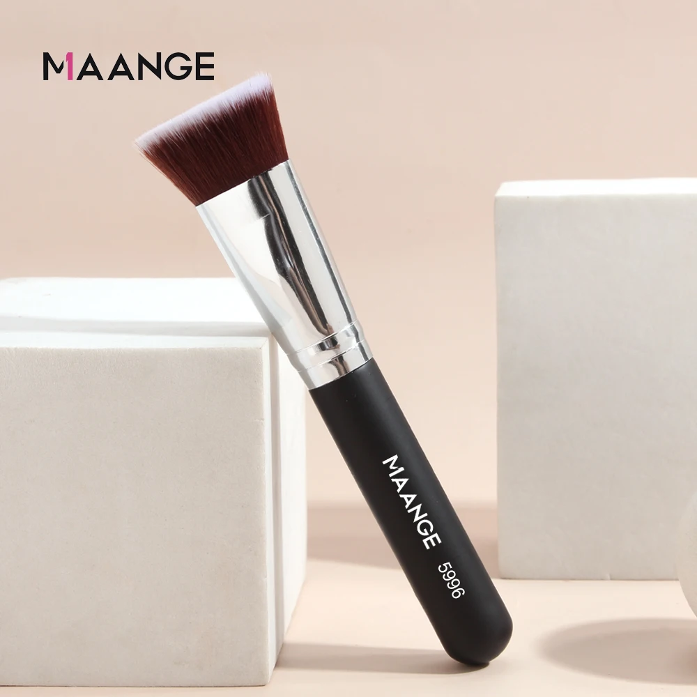 MAANGE 1 Chiếc Cọ Trang Điểm Tròn Lớn Đa Năng Kem Nền Che Khuyết Điểm Contour Brush Vẻ Đẹp Trang Điểm Chuyên Nghiệp Mỹ Phẩm Dụng Cụ