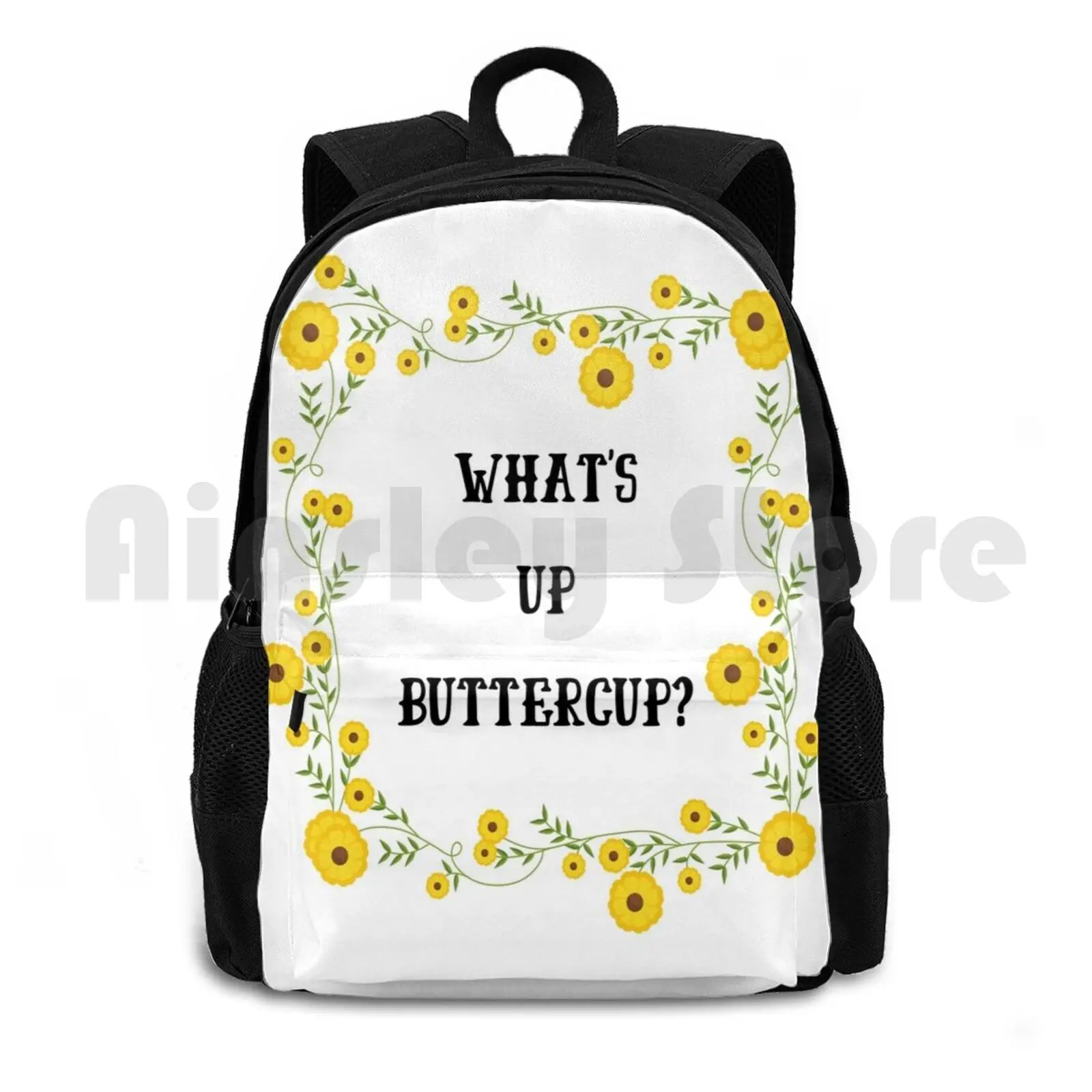 

What's Up Buttercup Outdoor Hiking Backpack Waterproof Camping Travel Buttercup Princess Bride Sorority Student College