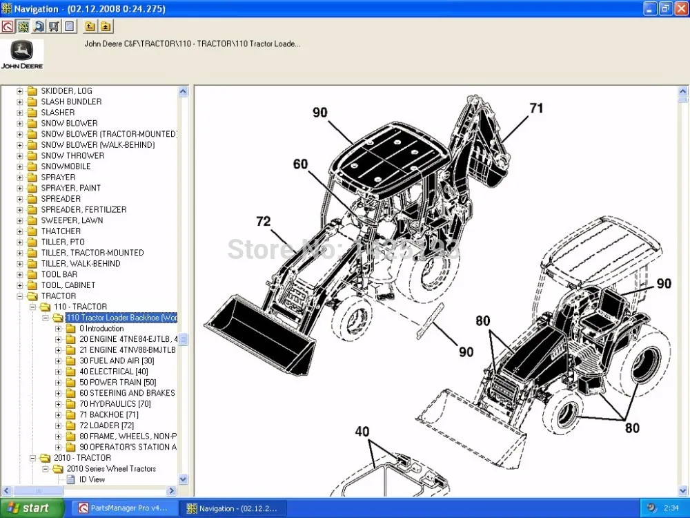 John ( Construction & Foresty) CF PartsManager Pro 2016 Electronic spare parts identification catalog